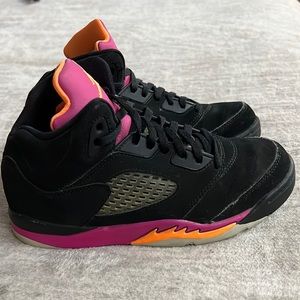 Air Jordan V Retro Girls Size 2.5Y Good Condition